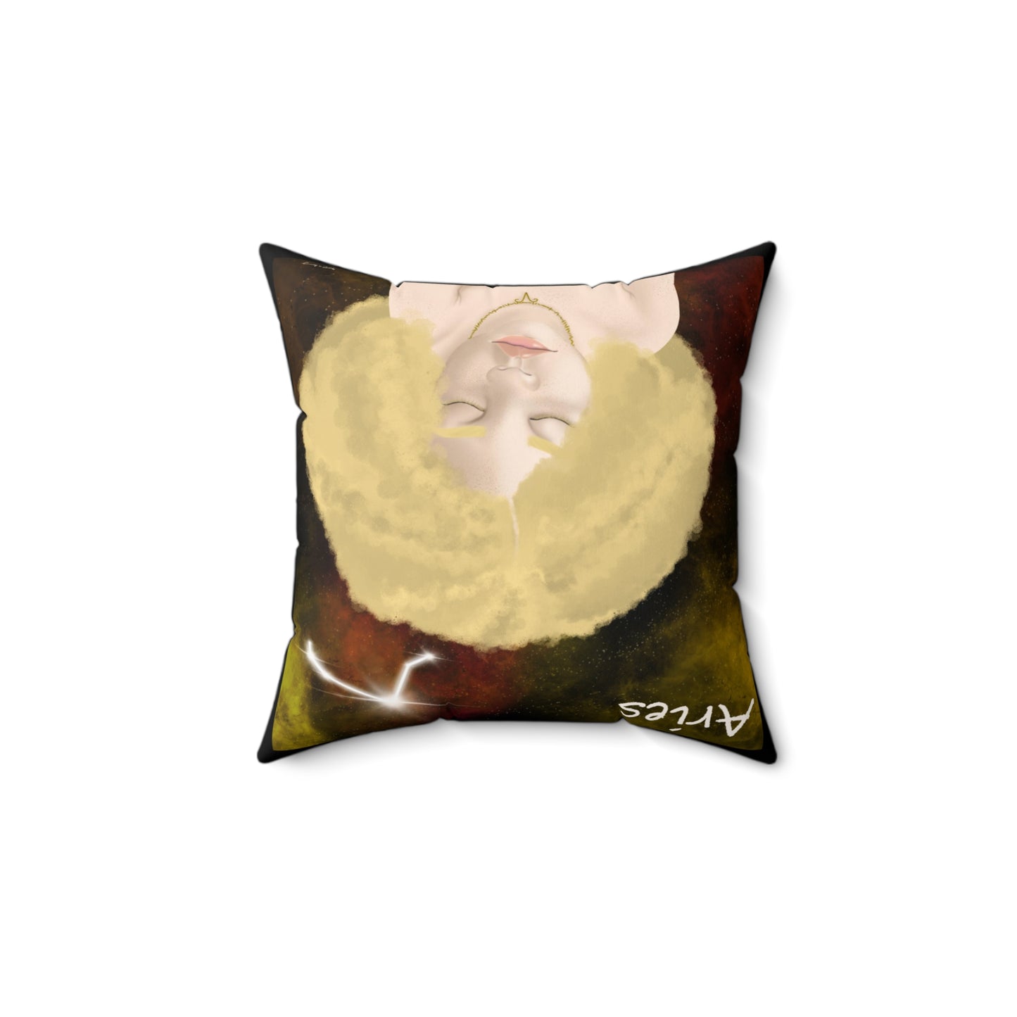 Aries zodiac  Square Pillow