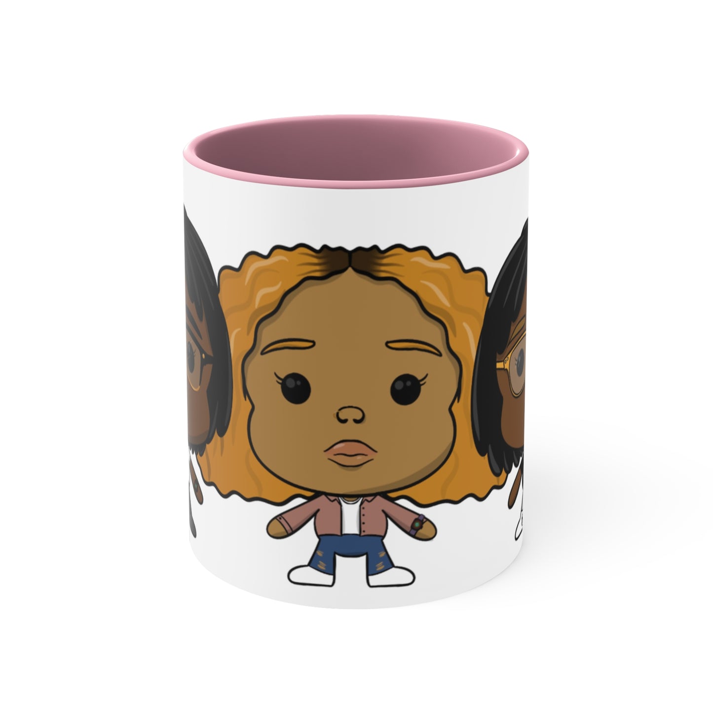 3lesbians1bed Accent Coffee Mug, 11oz