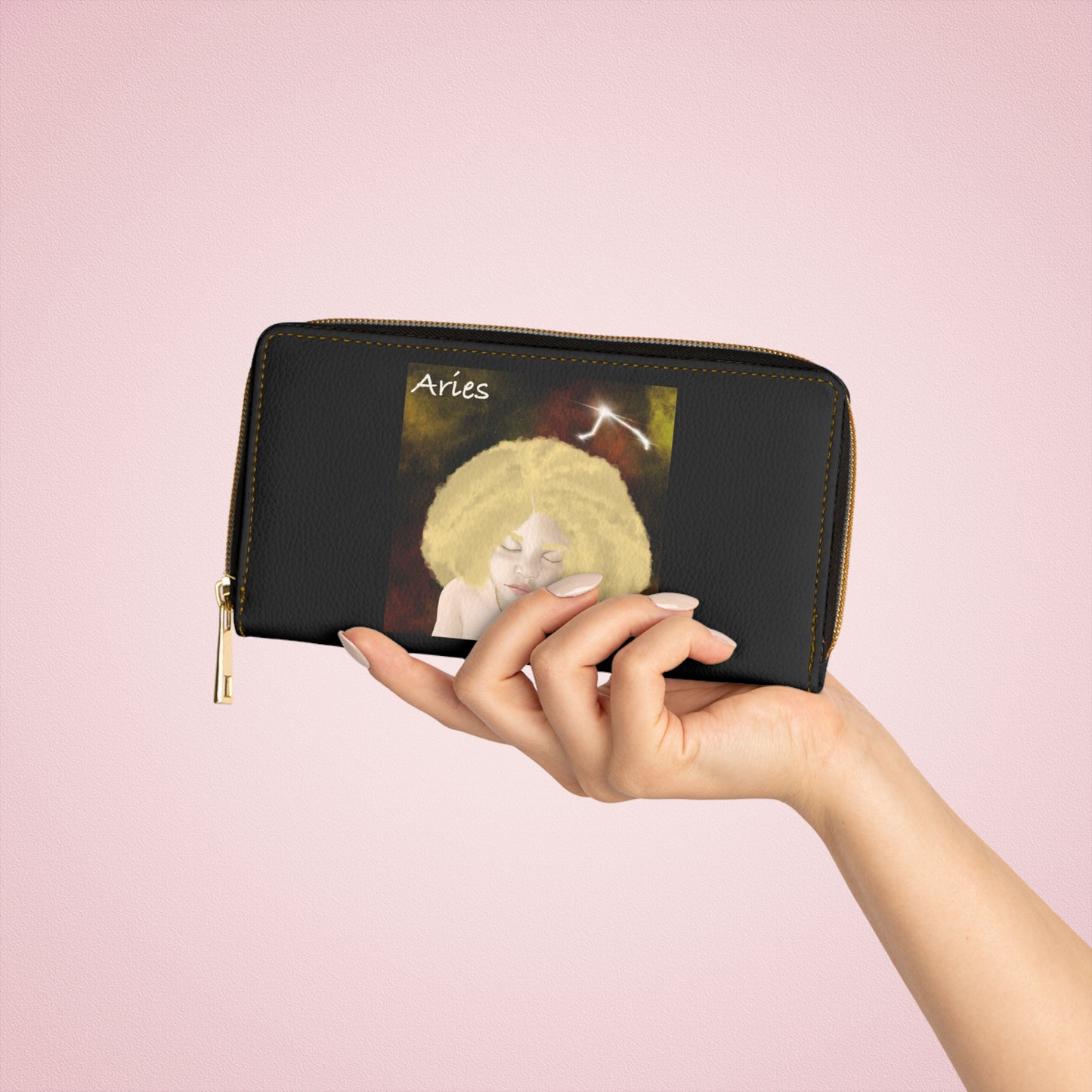 Aries Zipper Wallet