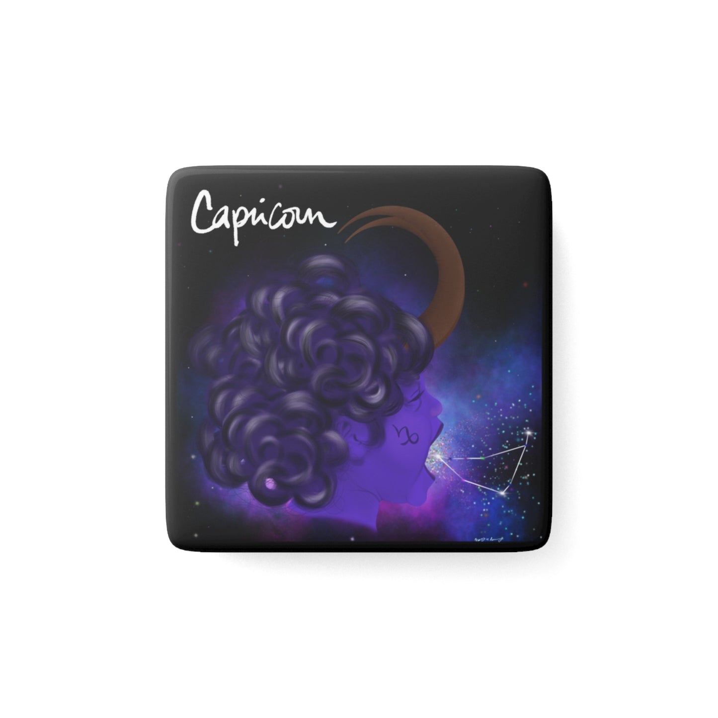 Capricorn Porcelain  Magnet