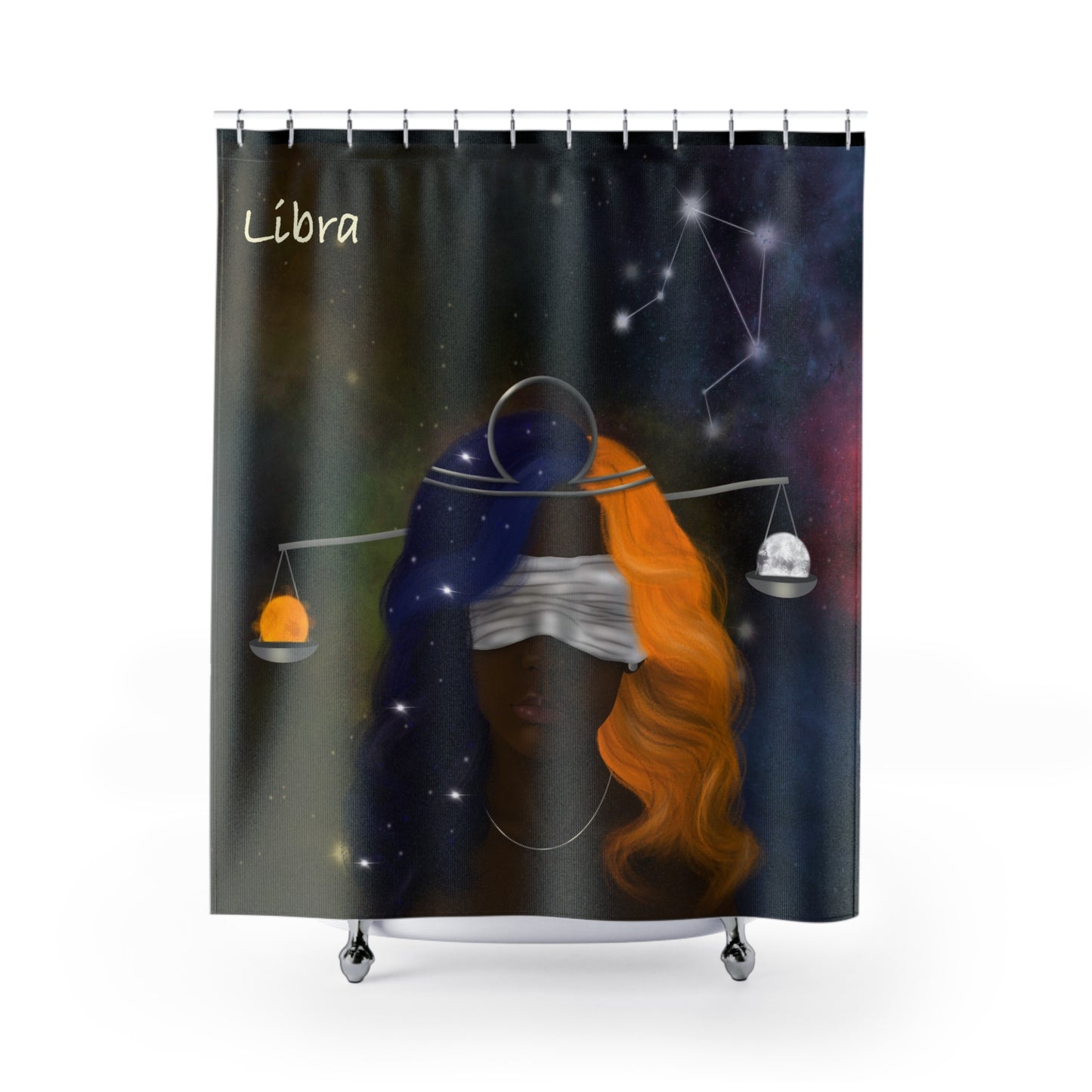 Libra Zodiac Shower Curtains