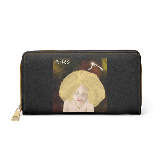 Aries Zipper Wallet