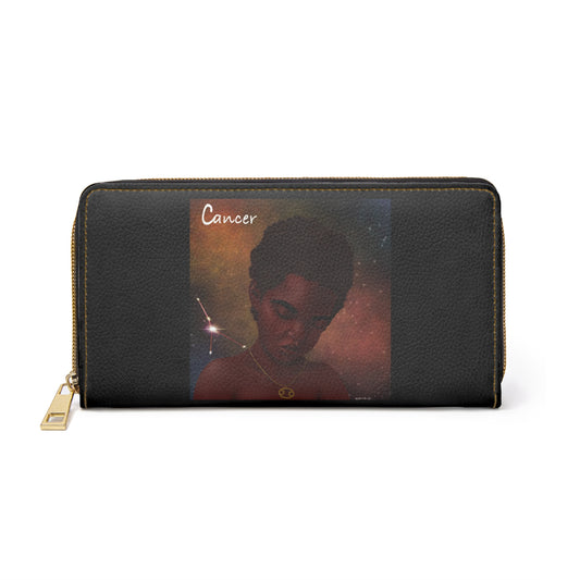 Cancer Zodiac Zipper Wallet
