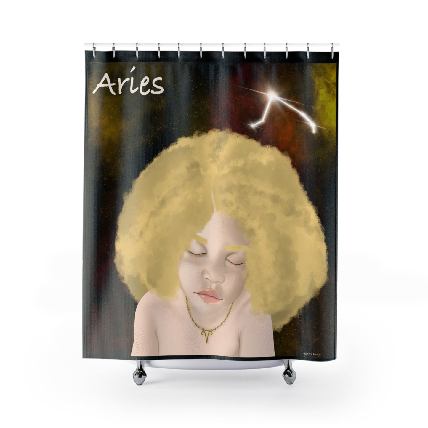 Aries Shower Curtains