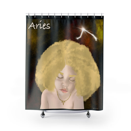 Aries Shower Curtains