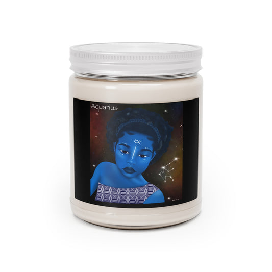 Aquarius Zodiac Scented Candles, 9oz