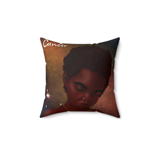 Cancer Zodiac Square Pillow