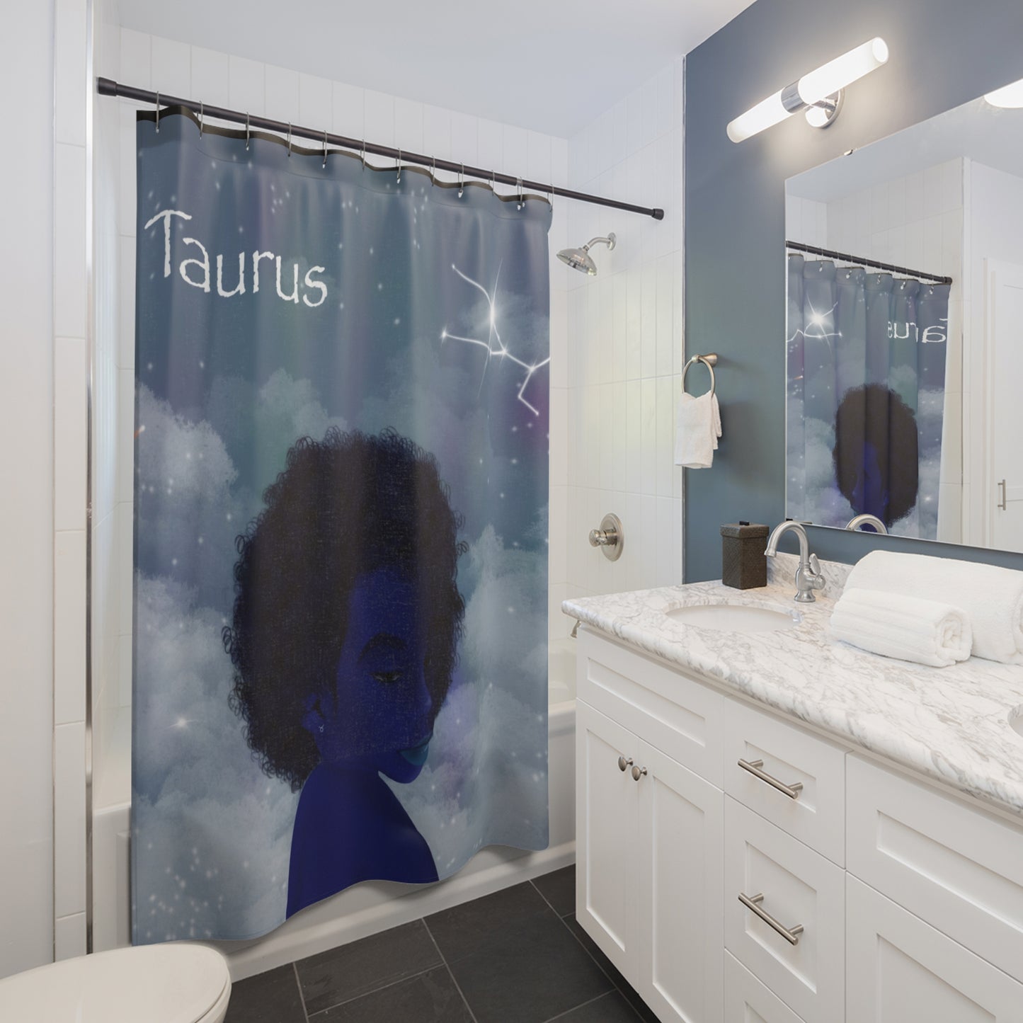 Taurus Zodiac Shower Curtains