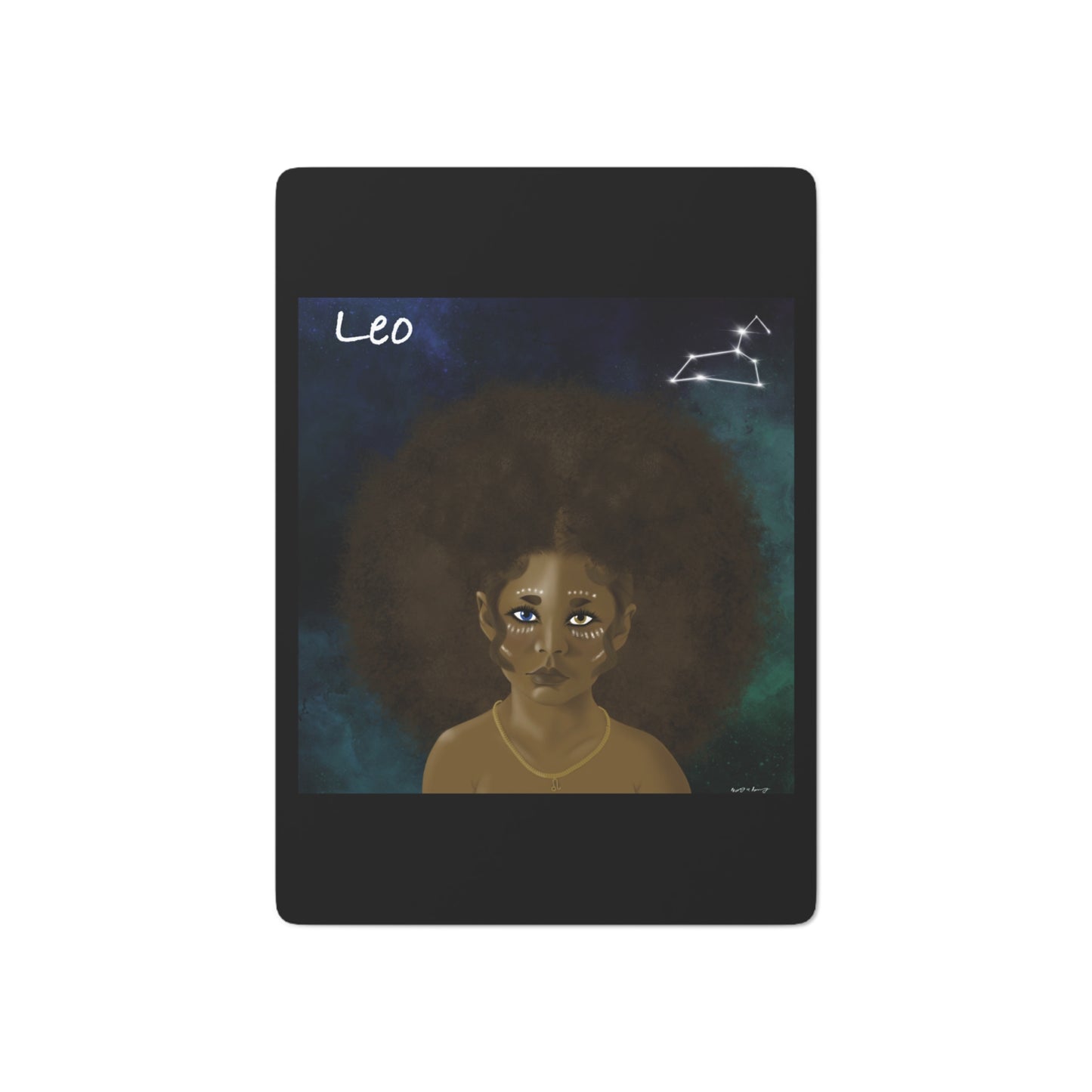 Leo Zodiac Poker Cards