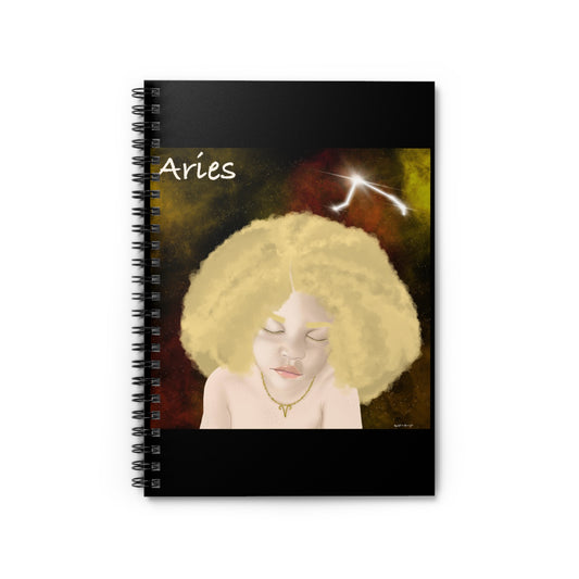 Aries Spiral Notebook - Ruled Line