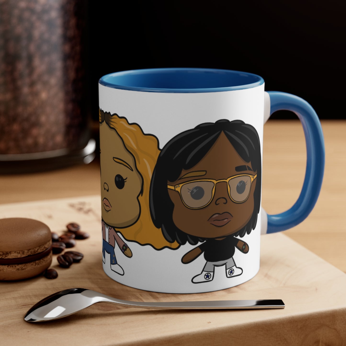 3lesbians1bed Accent Coffee Mug, 11oz