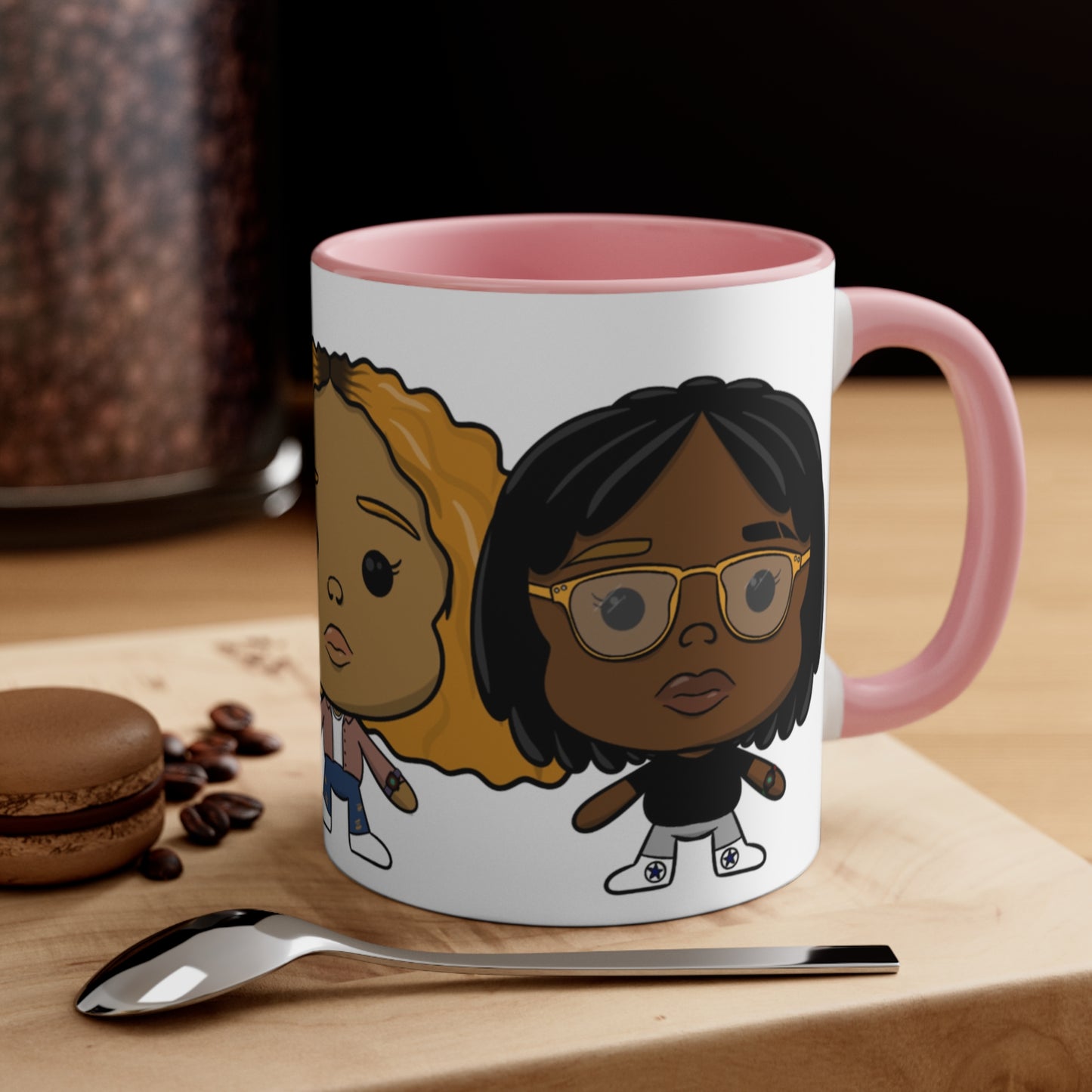 3lesbians1bed Accent Coffee Mug, 11oz
